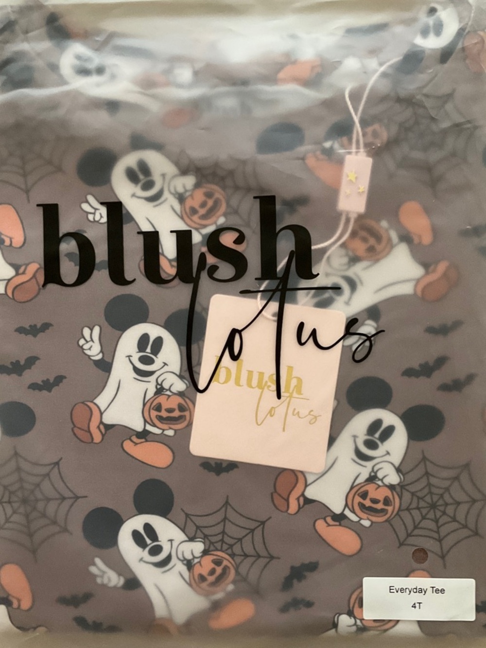 Blush Lotus Bamboo Halloween Halloween Disney Ghost Tee